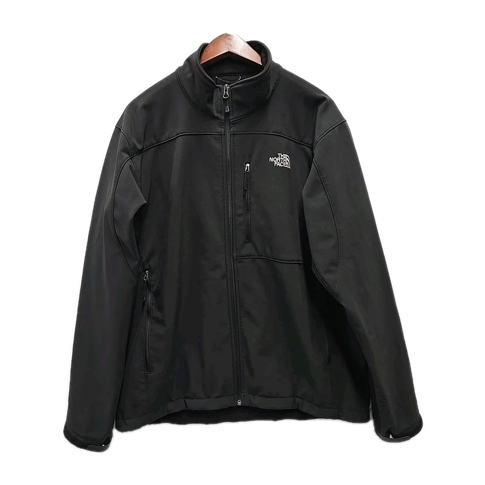 The North Face Apex Bionic Softshell Jacket Men's XL Black Full Zip Outdoor - Image 1 of 4