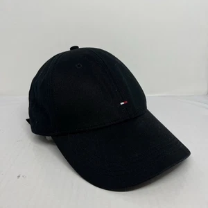 Tommy Hilfiger Baseball Cap - Black - Adjustable Belt - OSFA - 100% Cotton - Bild 1 von 6