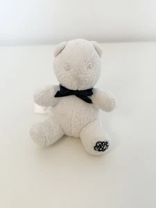Ralph Lauren White Baby Rattle Teddy Bear 5” - Picture 1 of 6