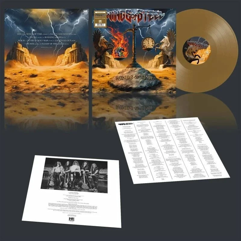 WINGS OF STEEL- Winds Of Time LIM.GOLD VINYL us melodic metal ala RIOT V/QUEENSR - Bild 1 von 1
