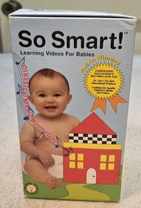So Smart Learning Videos For Babies V 1-3(VHS 1998 Baby School)ages 3 mo to 4 yr - Picture 1 of 4
