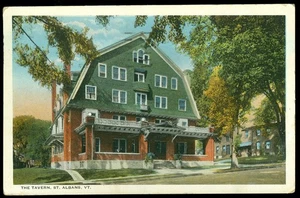 THE TAVERN - ST. ALBANS, VT POSTCARD - Picture 1 of 1