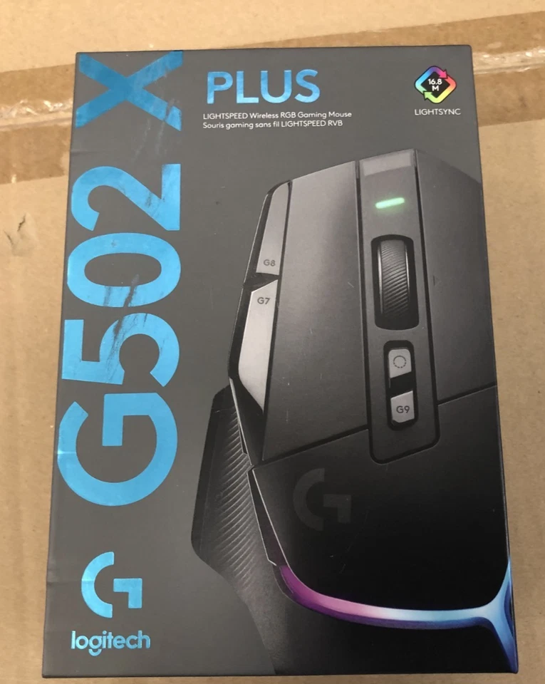 new! Logitech G502 X PLUS Wireless Gaming Computer PC Mouse - Black Sealed - Image 1 of 1