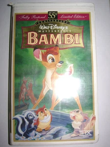 Bambi: 55th Anniversary Walt Disney's Masterpiece (VHS, Limited Edition) - Picture 1 of 2