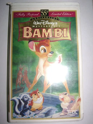 Bambi: 55th Anniversary Walt Disney's Masterpiece (VHS, Limited Edition) - Image 1 of 2