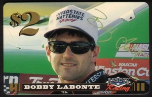 Assets Racing 1995: Bobby LaBonte Gold Signature Phone Card - Picture 1 of 1
