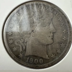 1900-O New Orleans Mint Silber Barber Half Dollar - Bild 1 von 8