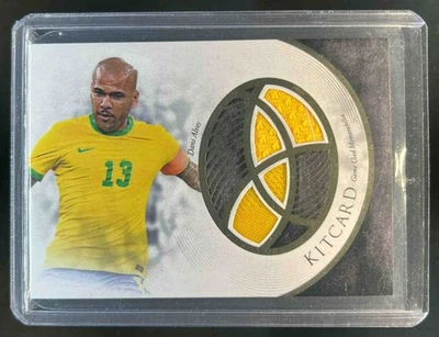 2022-23 Futera Unique World Football Dani Alves Kitcard Jersey #/14 Brazil - Image 1 of 2