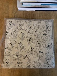 Selten unbenutzt 1995 Vintage Mars M&M Geschenkpapier 30x20" Blatt Malpapier Geschenkpapier - Bild 1 von 4