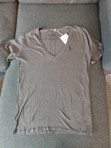 Religion V-neck T-shirt Plain - Ash Grey Colour - Size L - Picture 1 of 9