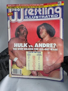 MAY 1987  Pro Wrestling Illustrated magazine - HULK HOGAN - ANDRE THE GIANT - Picture 1 of 8