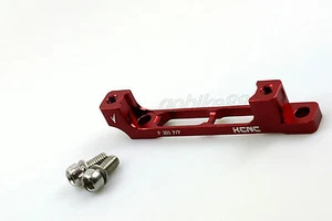 gobike88 KCNC K7 rotor adaptor for PM caliper to PM Fork, Front 203mm, Red, 619 - Picture 1 of 1