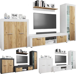 4 tlg Schrankwand Möbel Set Wohnwand Usilo XL - Bild 1 von 12