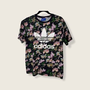 adidas floral top