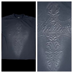 Camiseta De Colección NightWish Band Para Hombres Cruz Mediana Años 90 Auténtica Camiseta de Metal de Concierto - Imagen 1 de 7