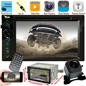 FITS FORD F-150/250/350/650/750 DVD CD CAR RADIO STEREO USB 2 DIN MIRRORLINK+CAM - Picture 1 of 12