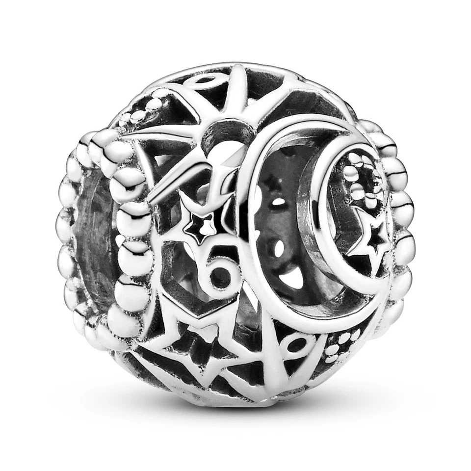 PANDORA Charm 799183C00 Sonne Mond & Sterne