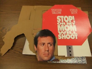 Stop Or My Mom Will Shoot 1992 Blockbuster Video Store Display Standee VHS  - Picture 1 of 9