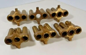 Lot of 6 ICE Centrifuge Swing Rotor Buckets with Brass Tube Adapters - Picture 1 of 7