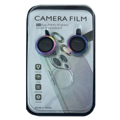 For iPhone 16 / 16 Plus Camera Lens Cover Protector 9H Hardness Colorful - Image 1 of 4