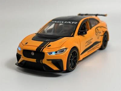 Jaguar I Pace E Trophy LHD Light & Sound Orange 1:32 Scale Tayumo 32110012 - Image 1 of 4
