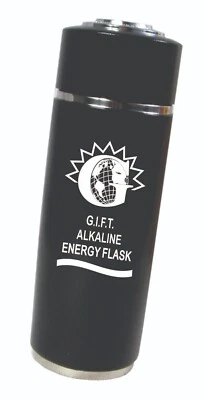 Frasco alcalino, botella de agua alcalina. Foto 1 de 2