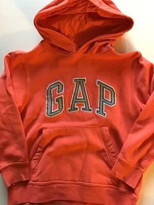 Gap Kids Size Medium 8-9 Hoodie Sweatshirt Pullover Long Sleeve Orange *Read - Picture 1 of 12