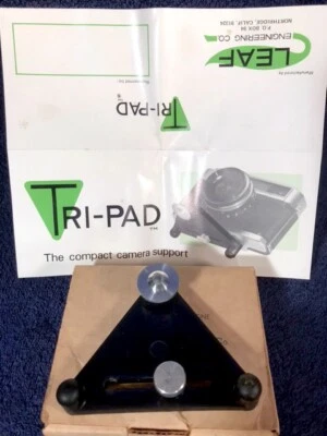 NEW Vintage CAMERA Support LEAF TRI-PAD Compact Stand 35mm TRIPOD SOCKET Phone - Image 1 of 4
