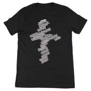 Camiseta Inspirativa Cruz Crucifijo Padre Hijo Arte Gráfico Cristiano - Imagen 1 de 2