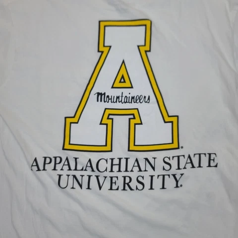League Collegiate Wear Appalachian State Mountaineers Long Sleeve T-Shirt Size M Cover