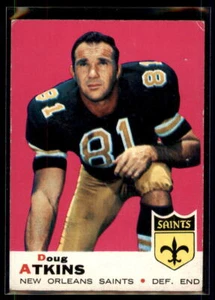 1969 Topps Doug Atkins #105 New Orleans Saints - Imagen 1 de 2