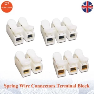 Spring Wire Connectors CH-2/3 Electrical Cable Clamp Terminal Block Connectors - Picture 1 of 18