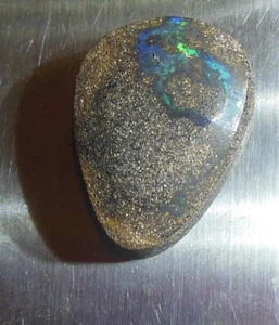 Frotar ópalo de roca australiano 43,65 quilates, 28x21x9,5 mm, piedra preciosa extraída naturalmente de la tierra - Imagen 1 de 7