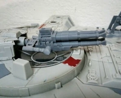Star Wars Legacy Millennium Falcon Parts - Top Quad Cannon & Arm - 3D Printed - Imagem 1 de 4