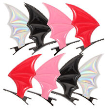  8 Pcs Cosplay Hair Accessories Bat Wing Clip Demon Clips for Girls