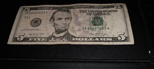 2006 $5 dollar bill - Picture 1 of 11