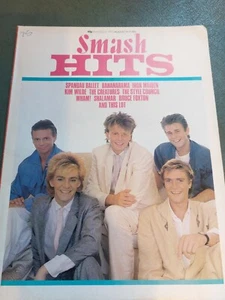 Vintage SMASH HITS Magazine 4-17 AUGUST 1983 Duran Spandau Kim Wilde Wham SM524 - Imagen 1 de 10