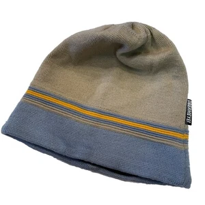 OBERMEYER Ski Snowboard Beanie Wool Blend Blue Stripe Juniors Big Dipper OS - Picture 1 of 8