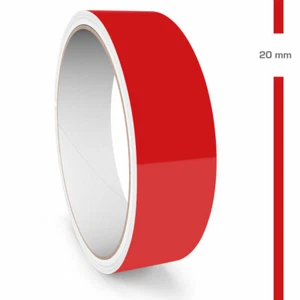 Zierstreifen 20mm 10 Meter Rot Glänzend RAL 3002 Glanz Auto Boot Motorrad WoMo - Bild 1 von 5