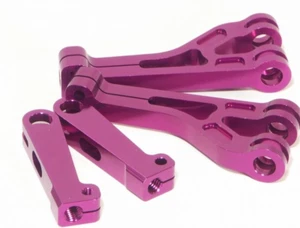 HPI Racing Braccio Superiore Regolabile in Alluminio (Viola) Savage Anteriore o Posteriore #86257 - Foto 1 di 2