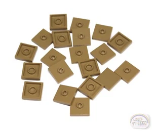 LEGO Classic - 2x2 Fliese mit Mittelbolzen - 20 Stück - (87580, Dk Tan, Jumper) - Bild 1 von 4