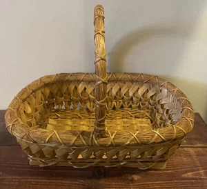 Vintage geflochtener Sammelkorb - Bild 1 von 6