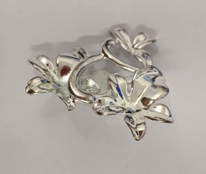 Sterling Silber Brosche Magnetverschluss Blattmotiv Gemporia TGGC 925 Anstecknadel - Bild 1 von 8