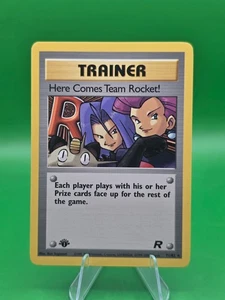 Here Comes Team Rocket! 71/82 Team Rocket Regular First Edition - Picture 1 of 2