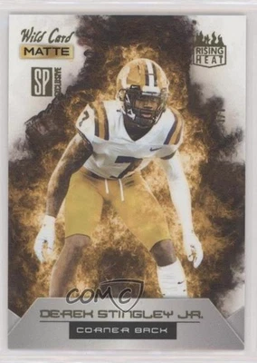 2022 Matte SP Exclusive White - Gold Flames 1/1 Derek Stingley Jr Rookie RC v7j - Image 1 of 3