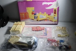 Playmobil 5321 Viktorianisches Herrenhaus Schlafzimmer offener Karton versiegelte Tüten nie benutzt - Bild 1 von 17