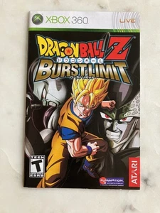 Dragon Ball Z Burst Limit | Xbox 360 | Manual Only - Picture 1 of 3