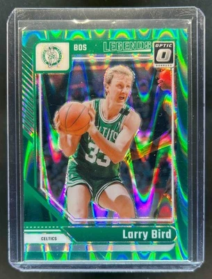 2024-25 Donruss Optic Larry Bird Legends Green Seismic #243 Celtics - image 1 of 2