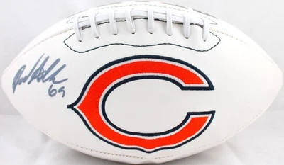 Jared Allen Autografiado Logotipo de los Chicago Bears Fútbol - Autenticado PSA/DNA Foto 1 de 4