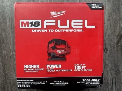 NEW IN BOX Milwaukee M18 FUEL 2737-20 Jigsaw Brushless Cordless 18 Volt 18V - Image 1 of 2